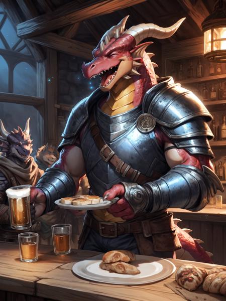 03891-1675531738-solo, male, adventurer, (male anthro dragon_1.3), (red body_1.1), yellow belly, (standing_1.3), (kemono_1.2), (tavern_1.23), hea.png
